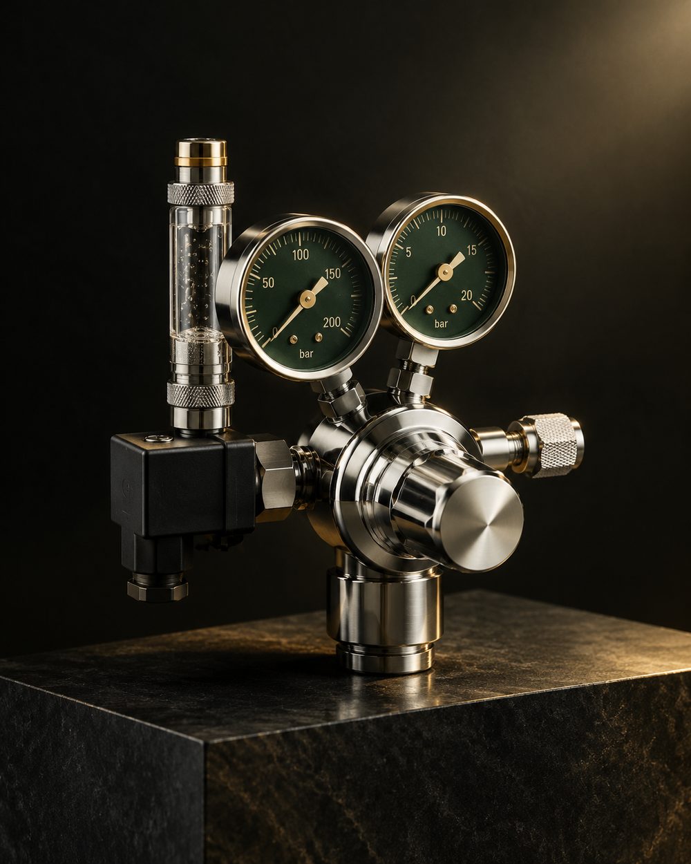 CO₂ Dual-Gauge Regulator